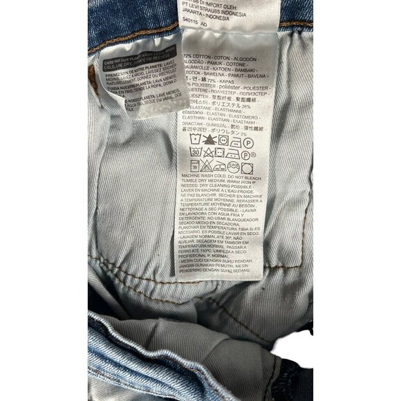 Rare Levi’s Premium Engineered Jeans Red Tab W31 L30 Custom Curved Hem - Picture 13 of 16